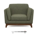 Ceni 39_ Lounge Chair - Hemlock Green