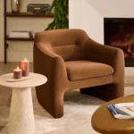 Eleanor 34_ Velvet Lounge Chair - Hale Earth