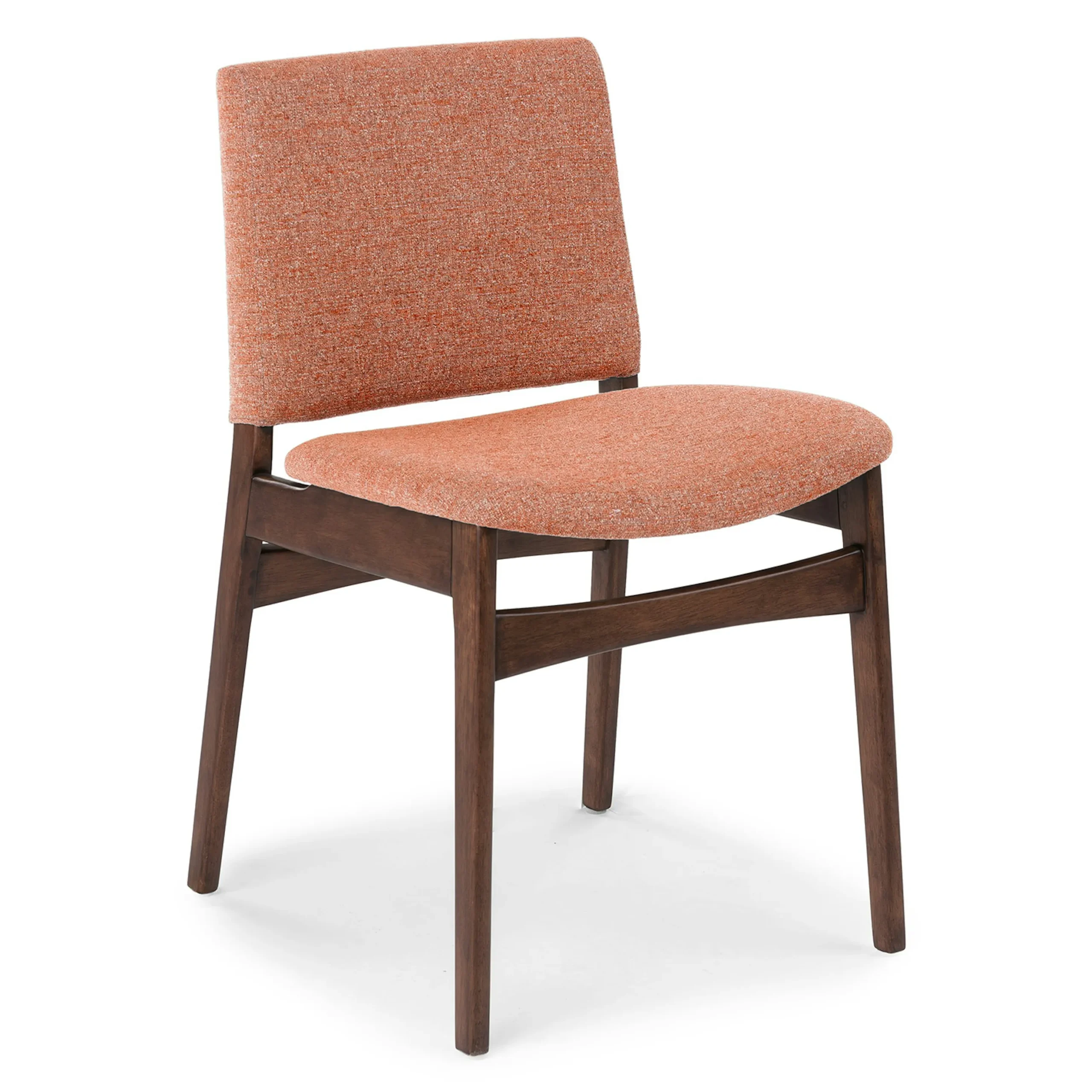 Nosh Dining Chair - Walnut and Rosehip Orange - Image 3