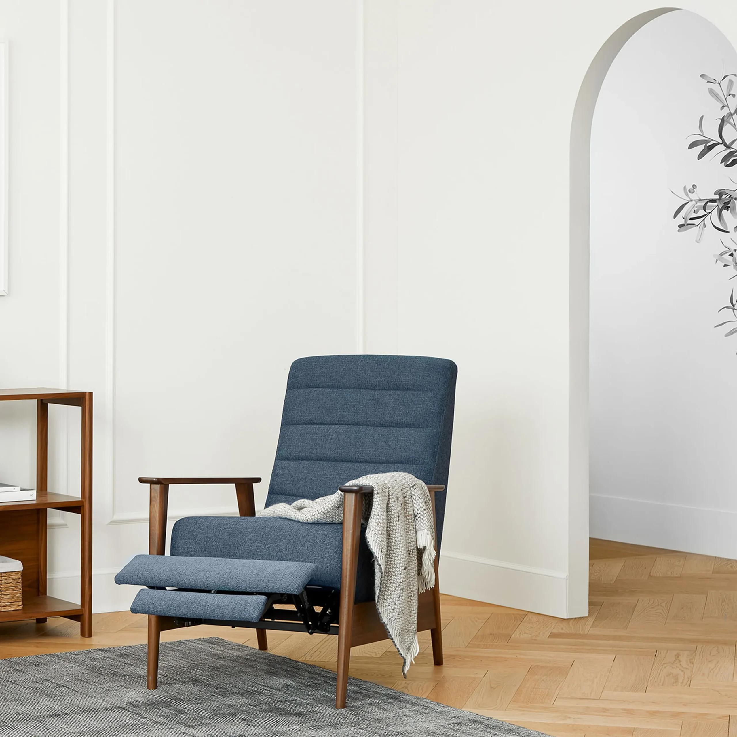 Ellow 28.5_ Reclining Lounge Chair - Lennox Blue - Image 14