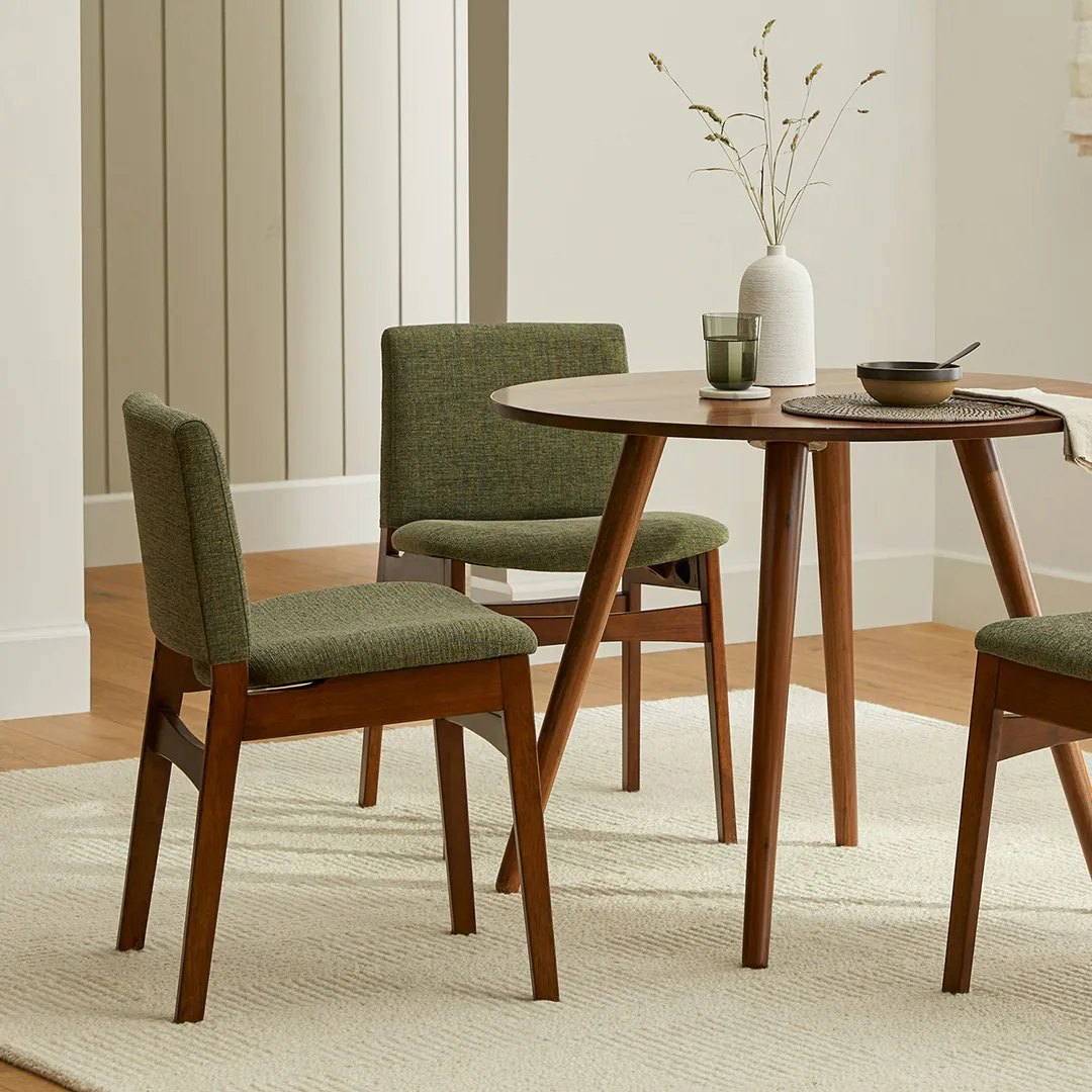 Nosh Dining Chair - Walnut and Hemlock Green - Image 3