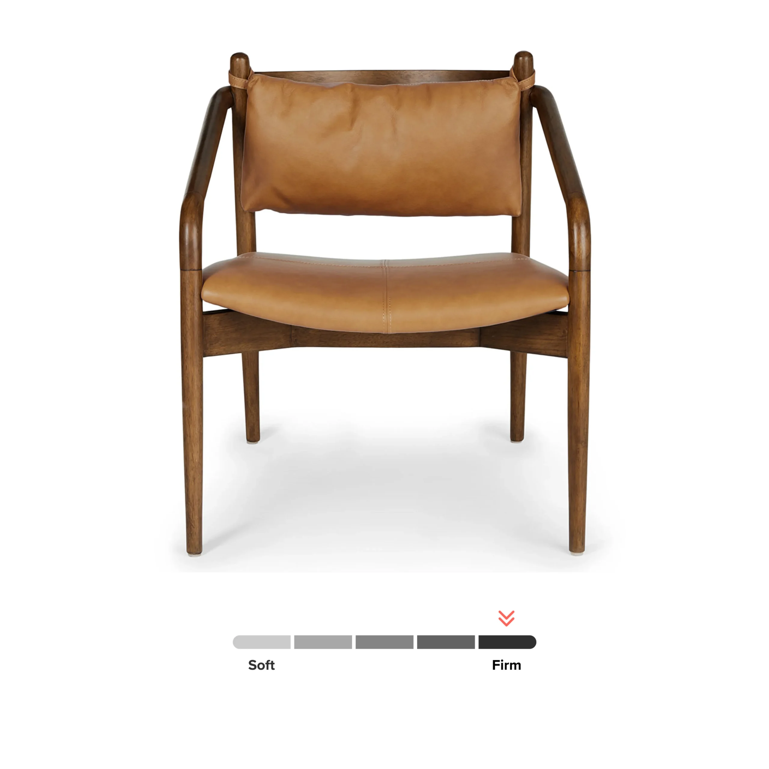 Lento 25_ Leather Lounge Chair - Teres Tan - Image 6