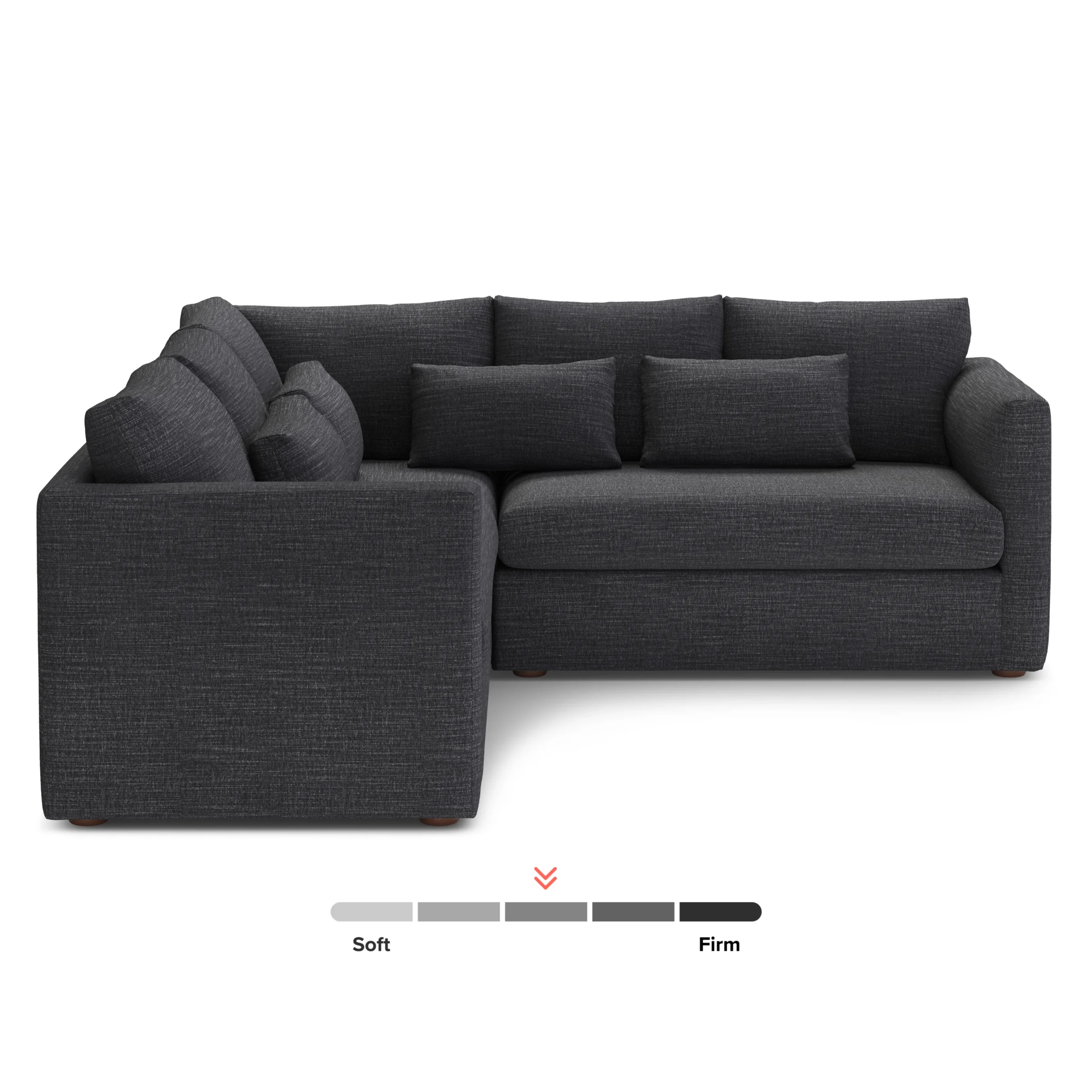 Marina 92_ Corner Sectional - Napa Charcoal - Image 3