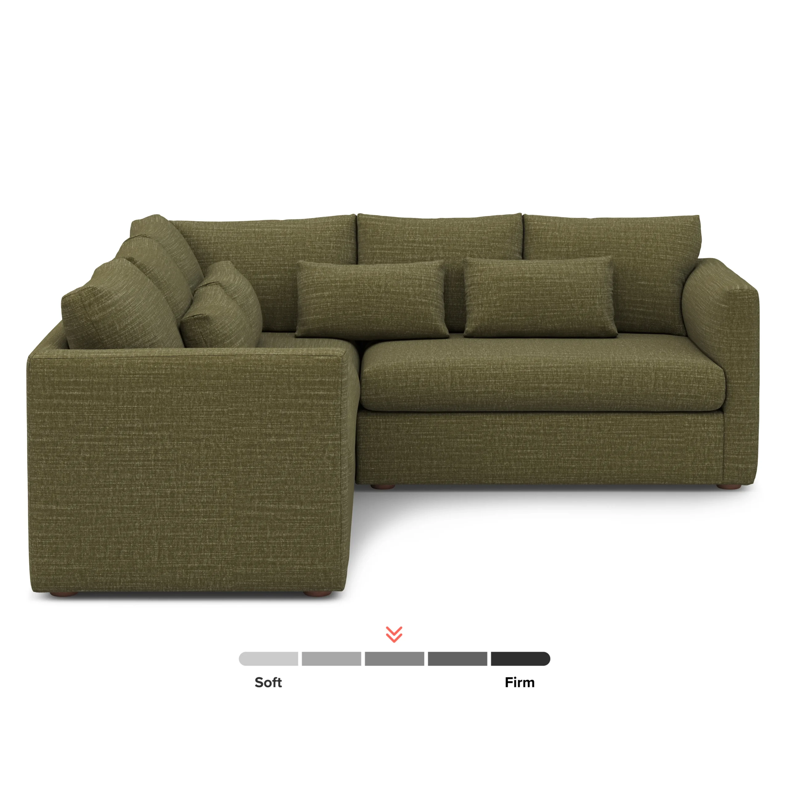 Marina 92_ Corner Sectional - Napa Moss - Image 3