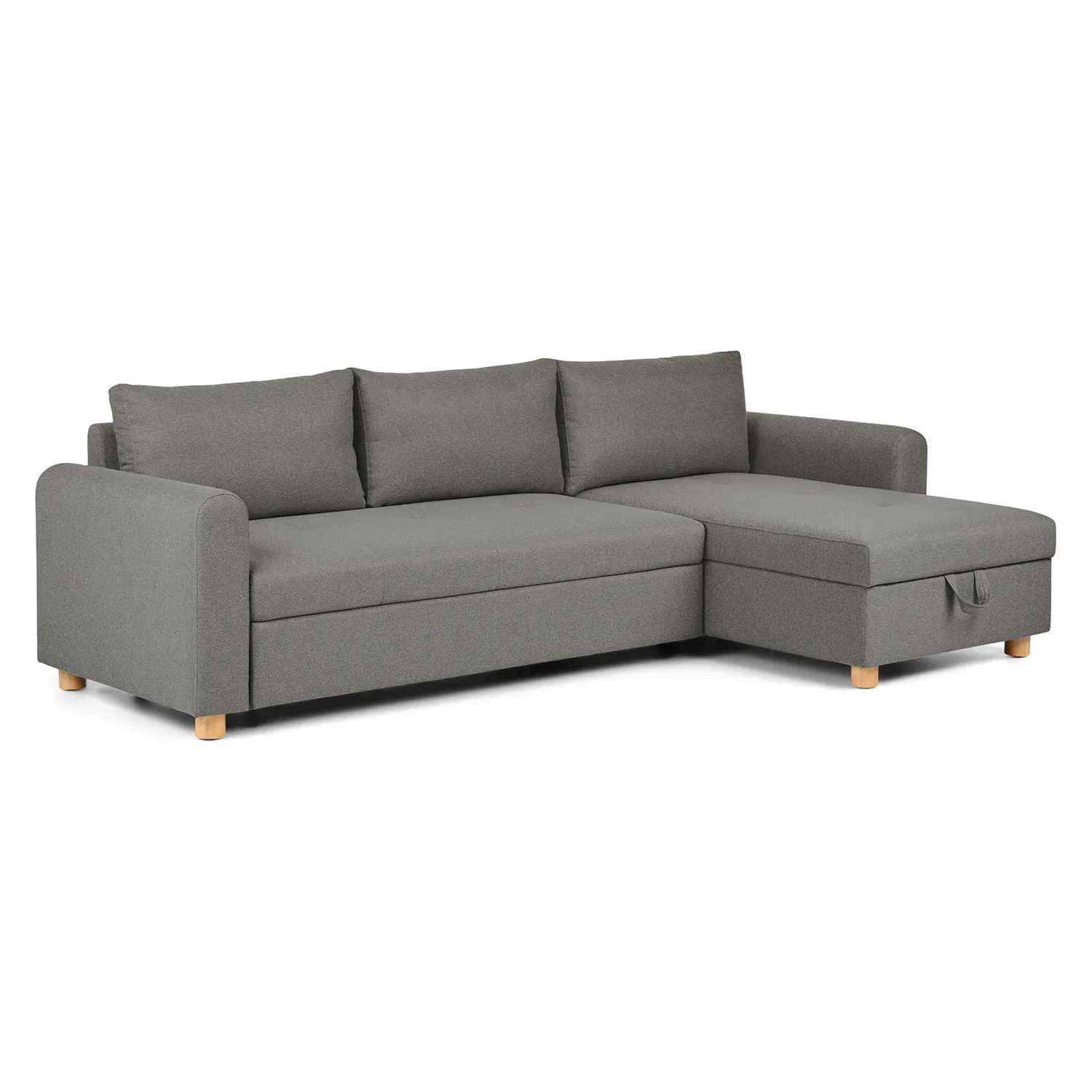 Nordby 104_ Reversible Sleeper Sectional - Henge Gray - Image 3