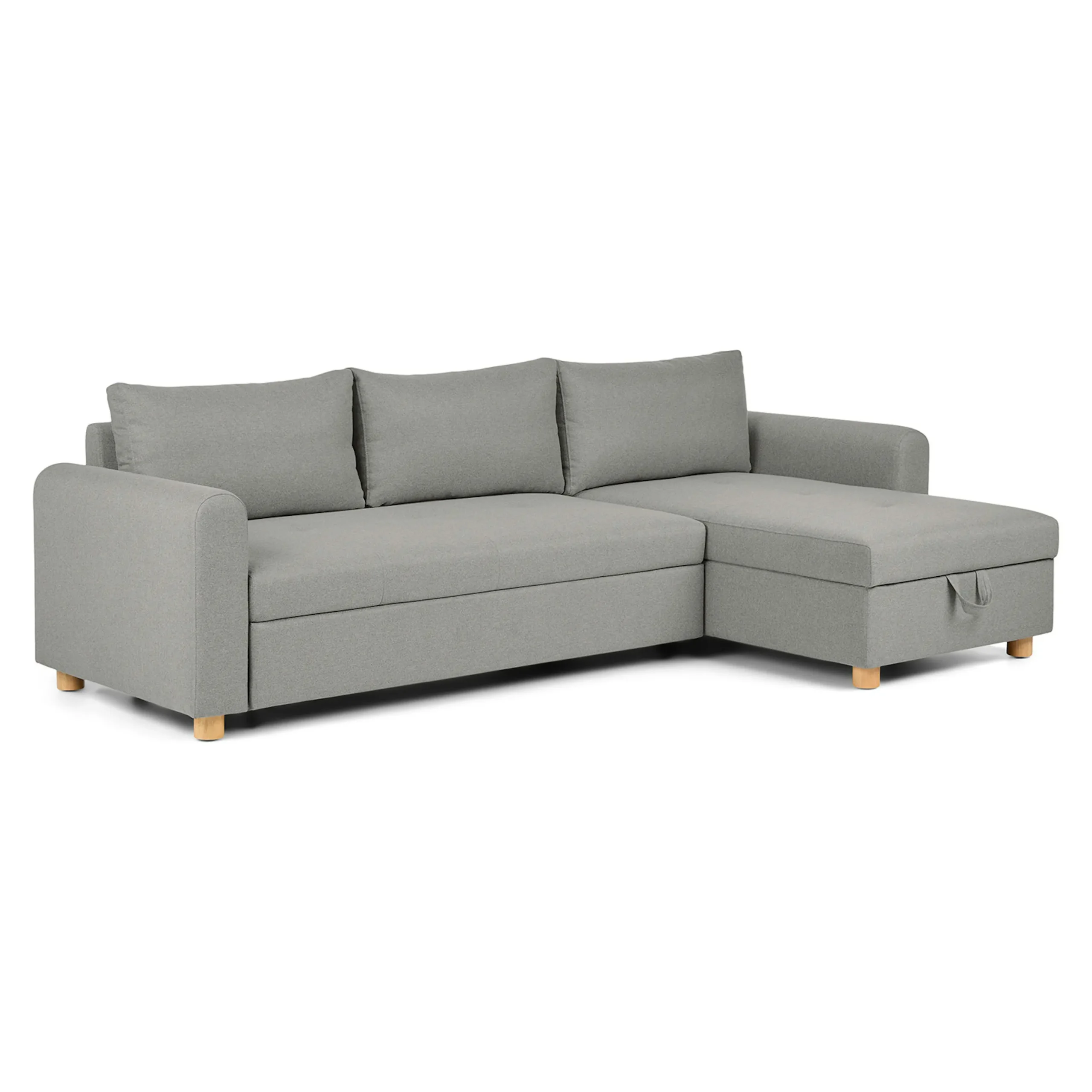 Nordby 104_ Reversible Sleeper Sectional - Pep Gray - Image 3