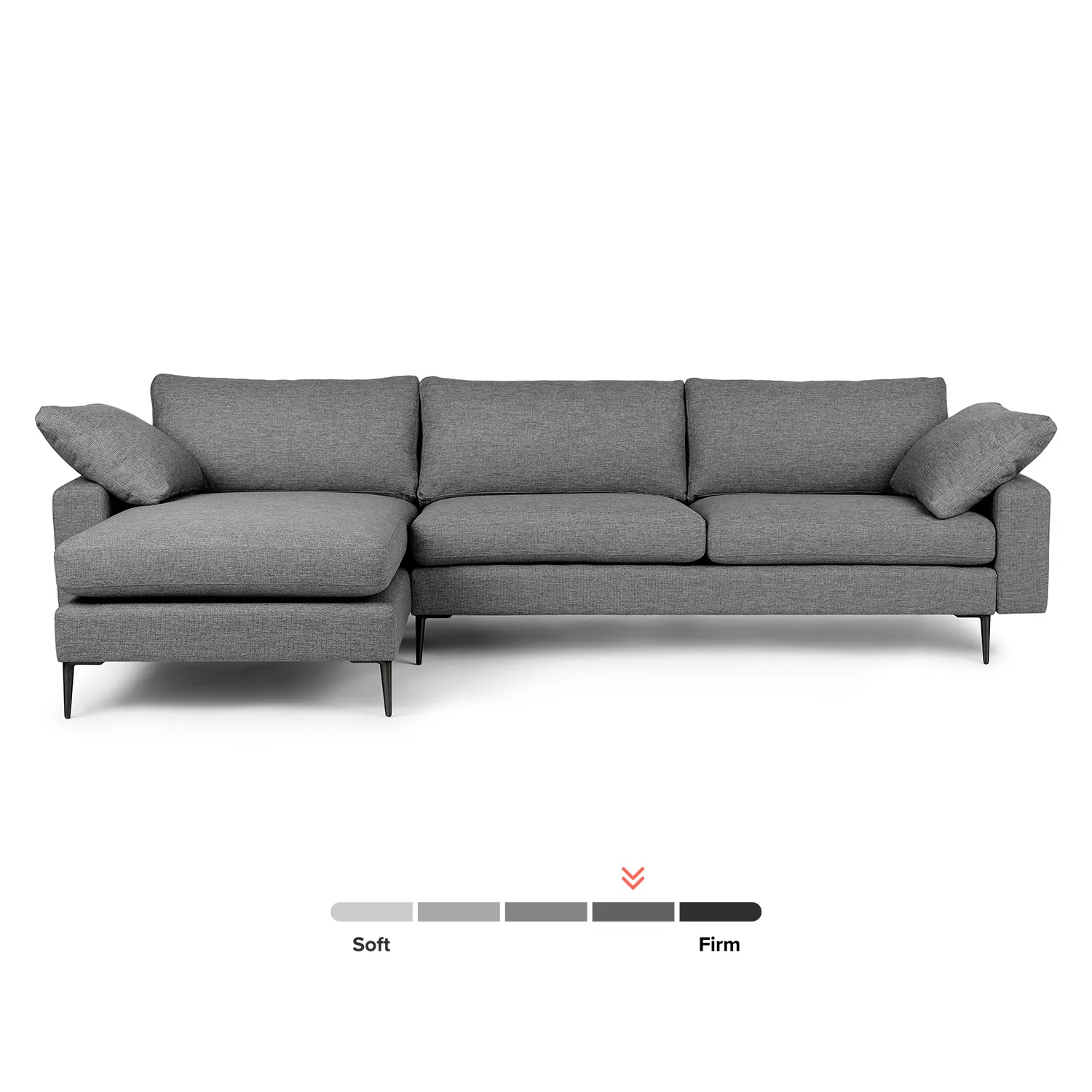 Nova 114_ Reversible Sectional - Gravel Gray - Image 3