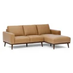 Rhett 93" Leather Chaise Sectional