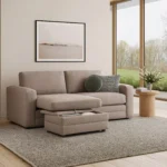 Riley 84_ Reversible Storage Sectional - Napa Quartz