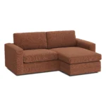 Riley 84_ Reversible Storage Sectional - Napa Rust