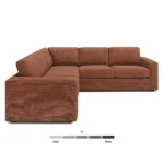 Riley 104_ Corner Sectional - Napa Rust