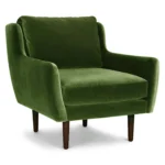 Matrix 30.5_ Velvet Lounge Chair - Grass Green