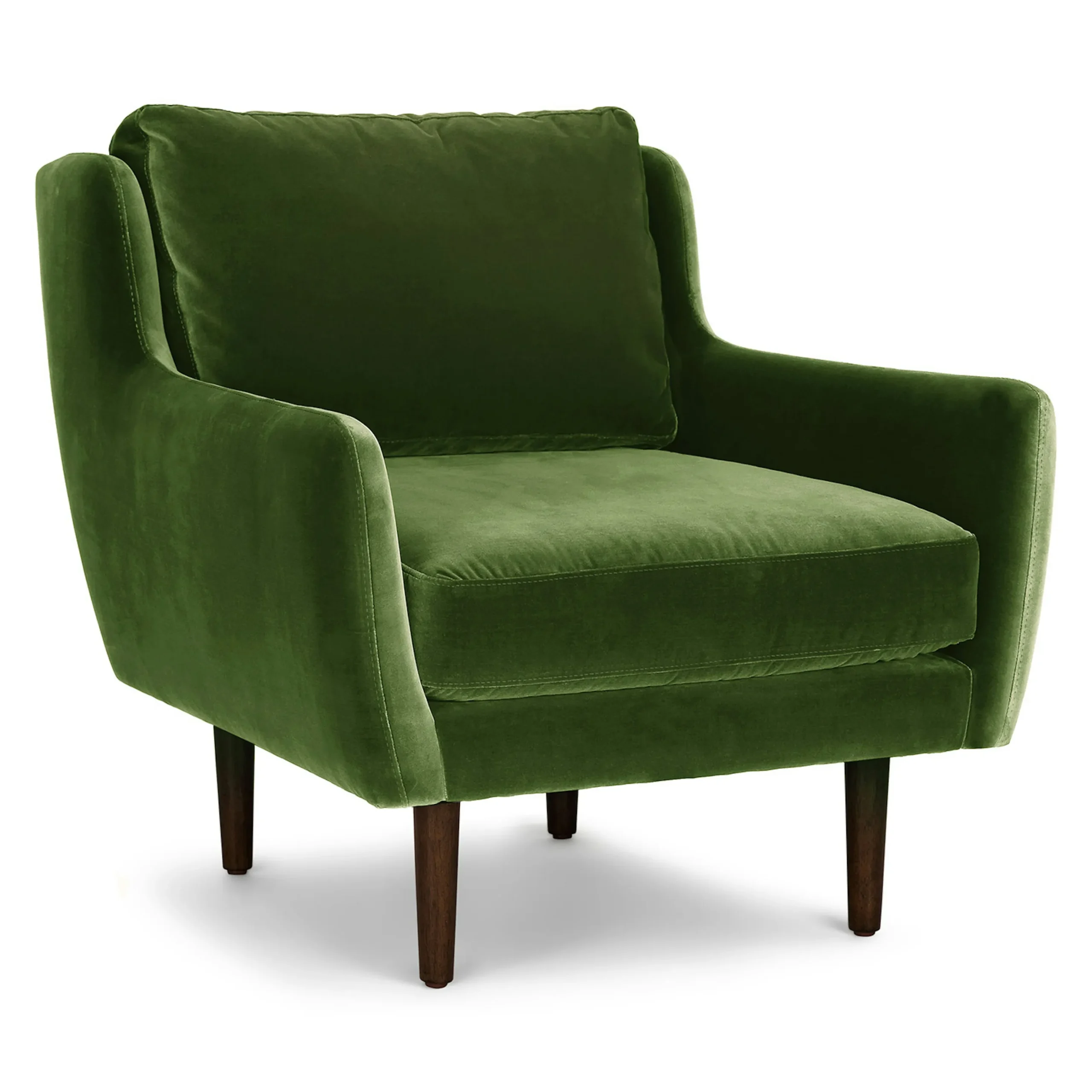 Matrix 30.5_ Velvet Lounge Chair - Grass Green - Image 11
