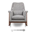 Munni 31_ Rocking Lounge Chair - Cloudburst Gray