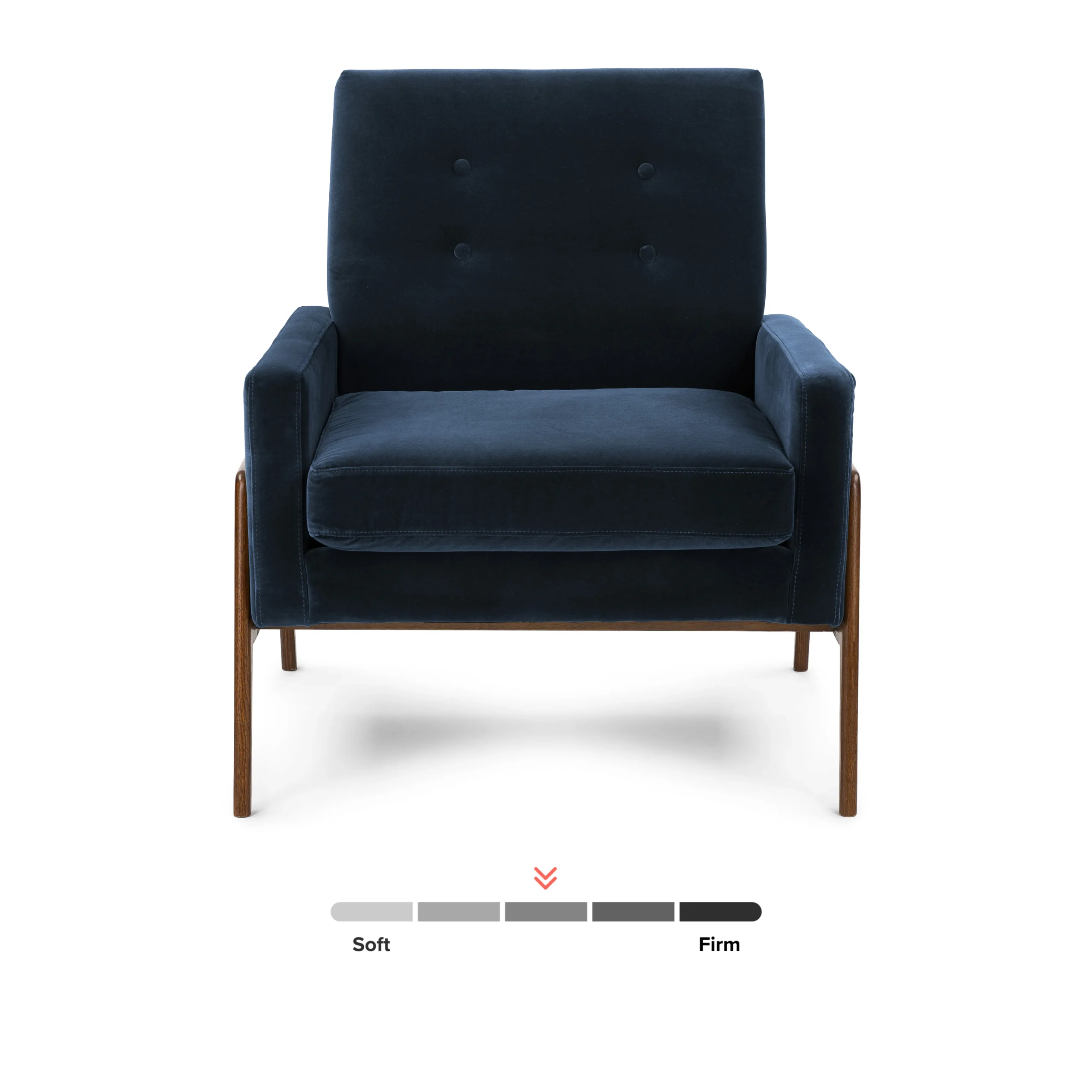 Nord 29_ Velvet Lounge Chair - Cascadia Blue - Image 11