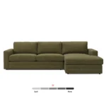 Riley 118.5_ Right Sectional - Napa Moss