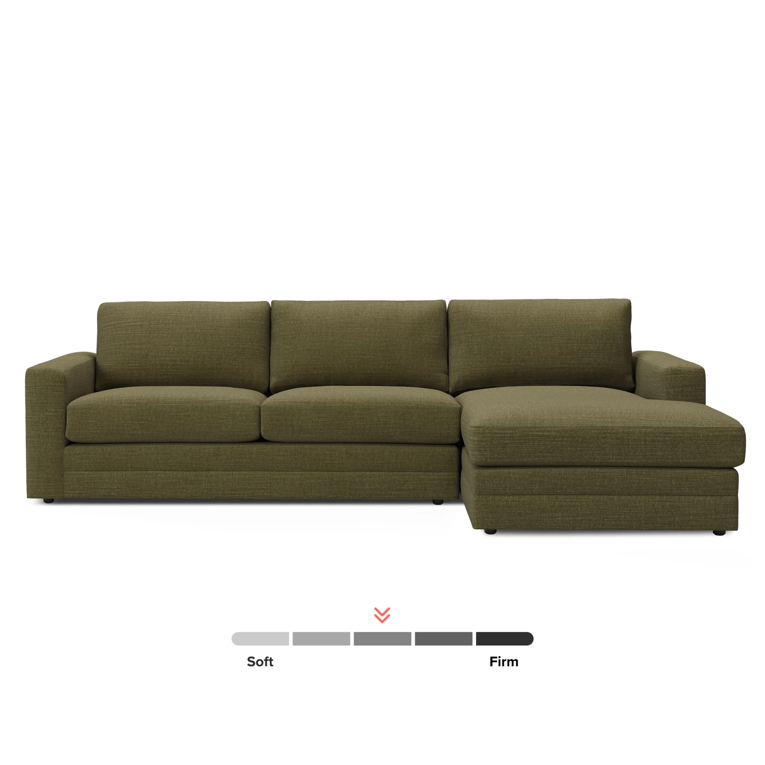 Riley 118.5_ Right Sectional - Napa Moss - Image 3
