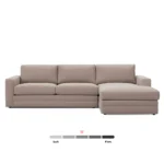 Riley 118.5_ Right Sectional - Napa Quartz