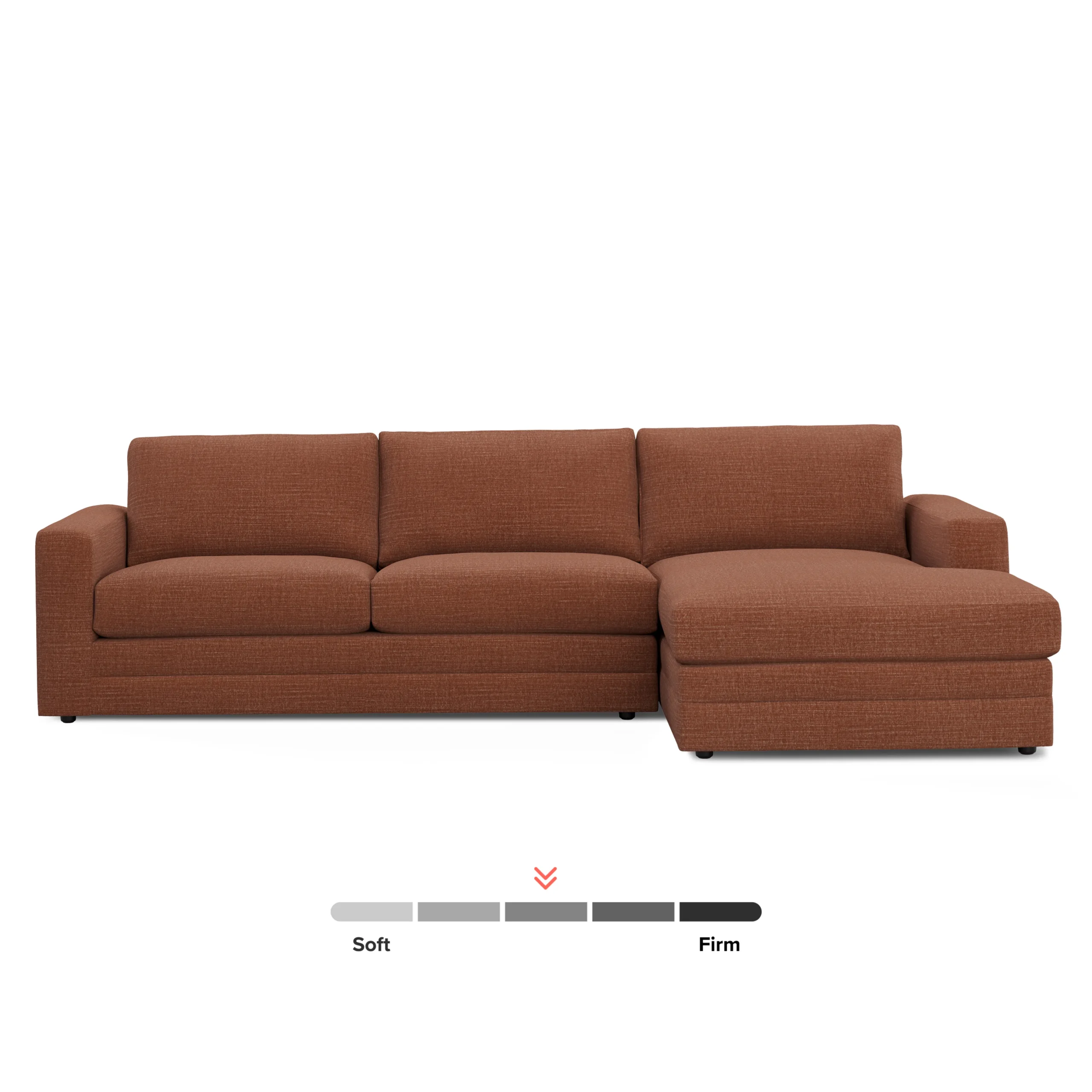 Riley 118.5_ Right Sectional - Napa Rust - Image 3