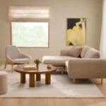 Sanders 85.5_ Reversible Sectional - Sandstone Wool Bouclé