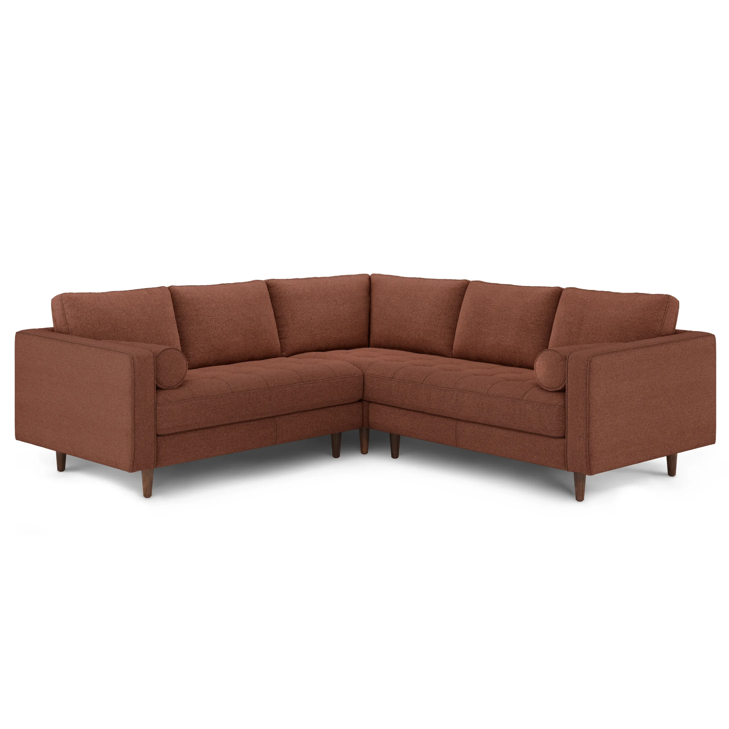 Sven 91_ Tufted Corner Sectional - Ratine Oxide - Image 3
