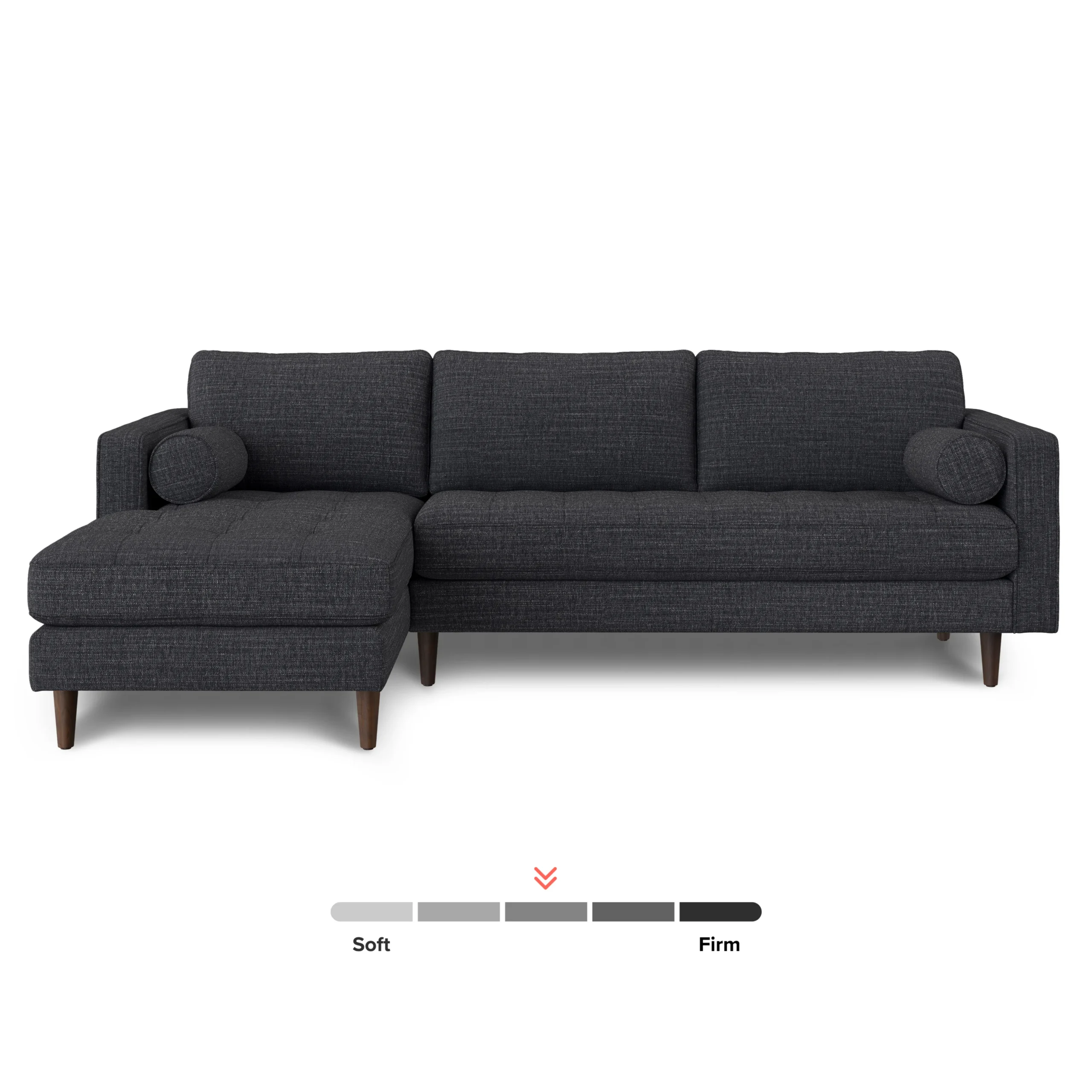 Sven 100_ Tufted Left Sectional - Napa Charcoal - Image 3