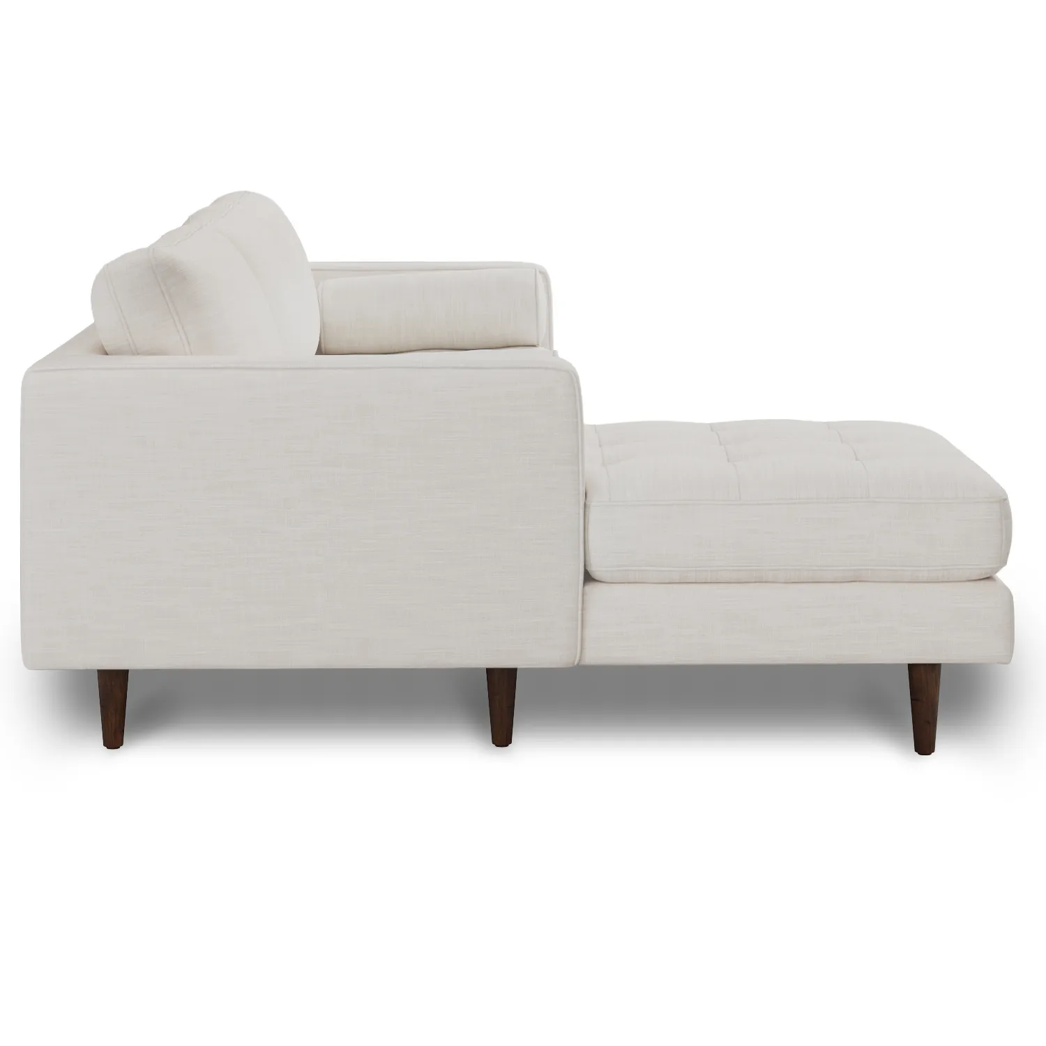 Sven 100_ Tufted Left Sectional - Biscuit Cream - Image 4