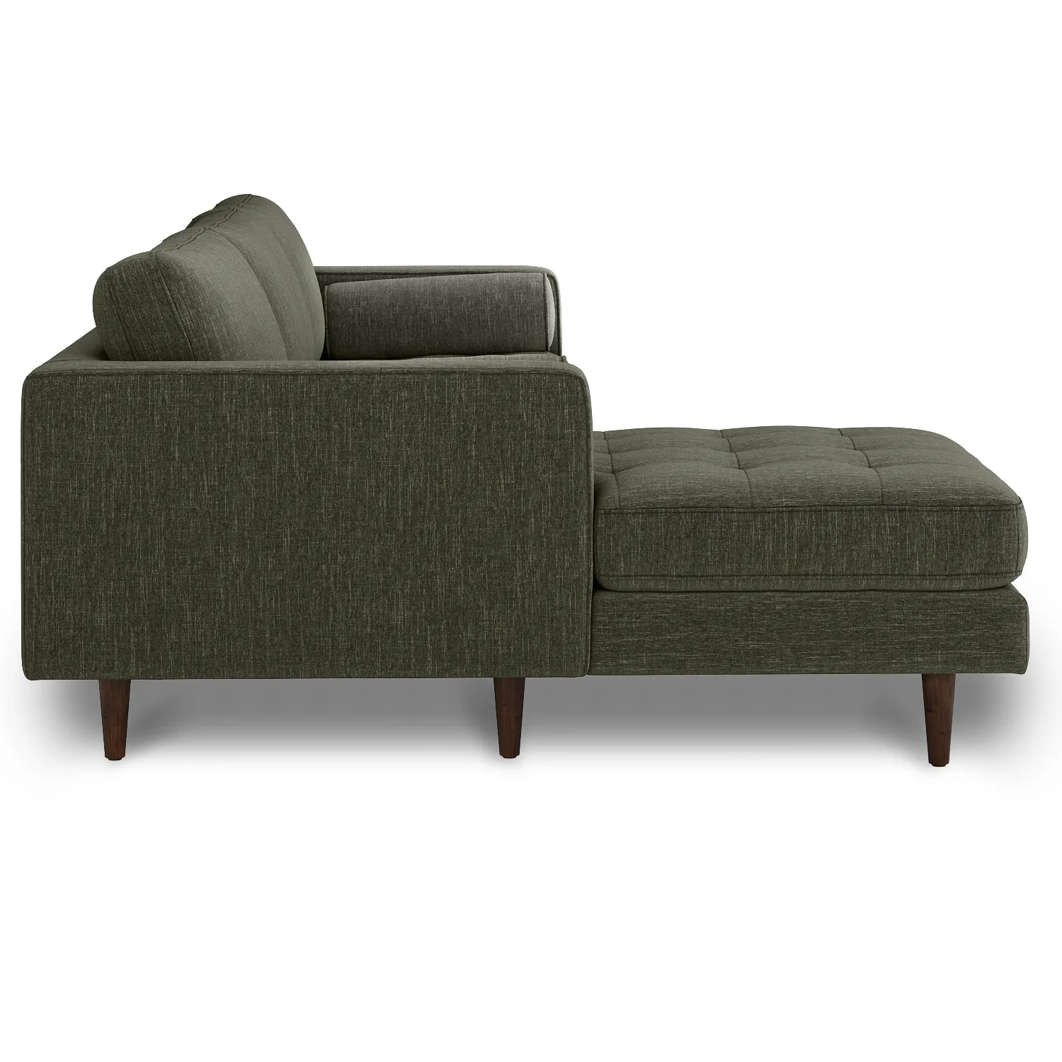 Sven 100_ Tufted Left Sectional - Fir Green - Image 4