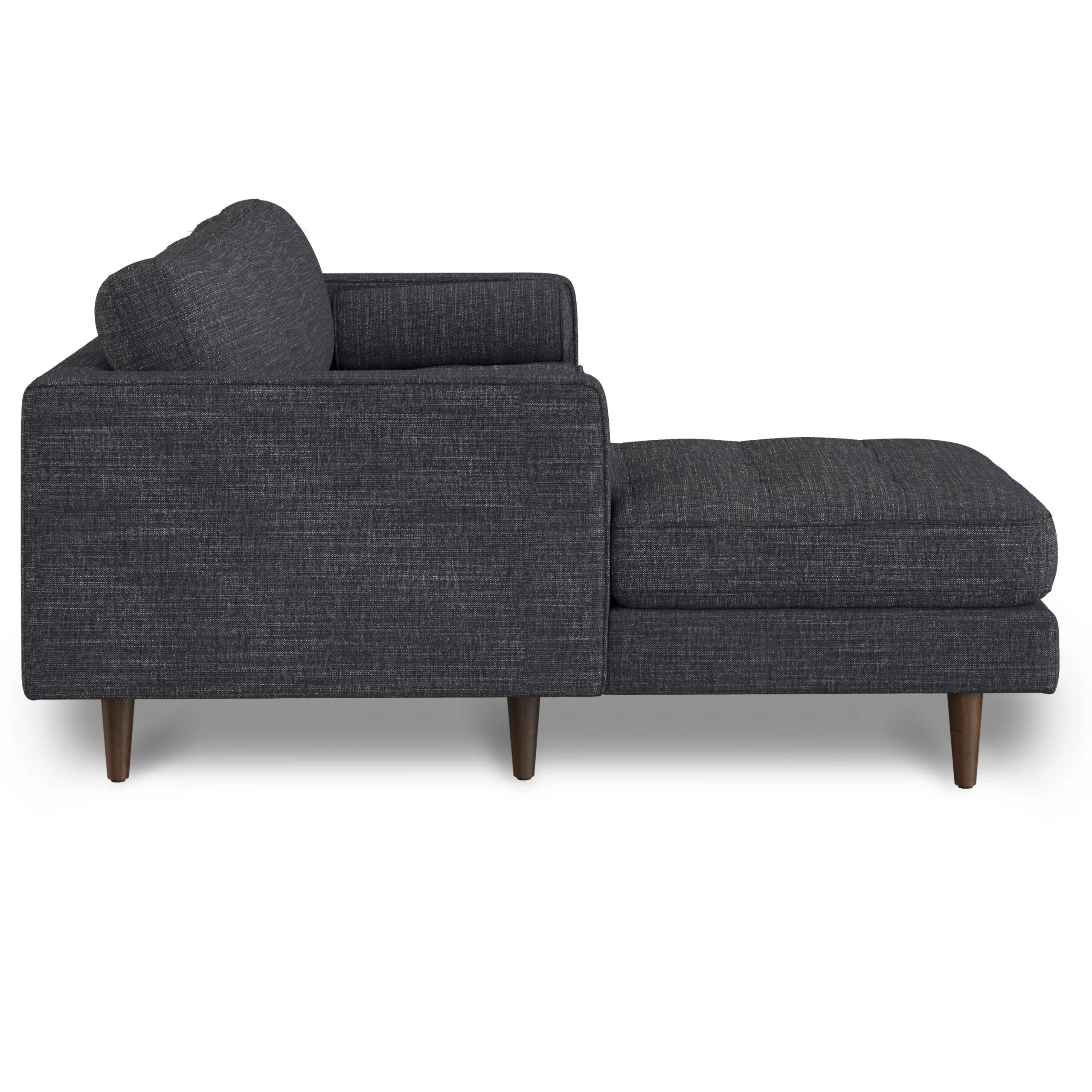 Sven 100_ Tufted Left Sectional - Napa Charcoal - Image 4