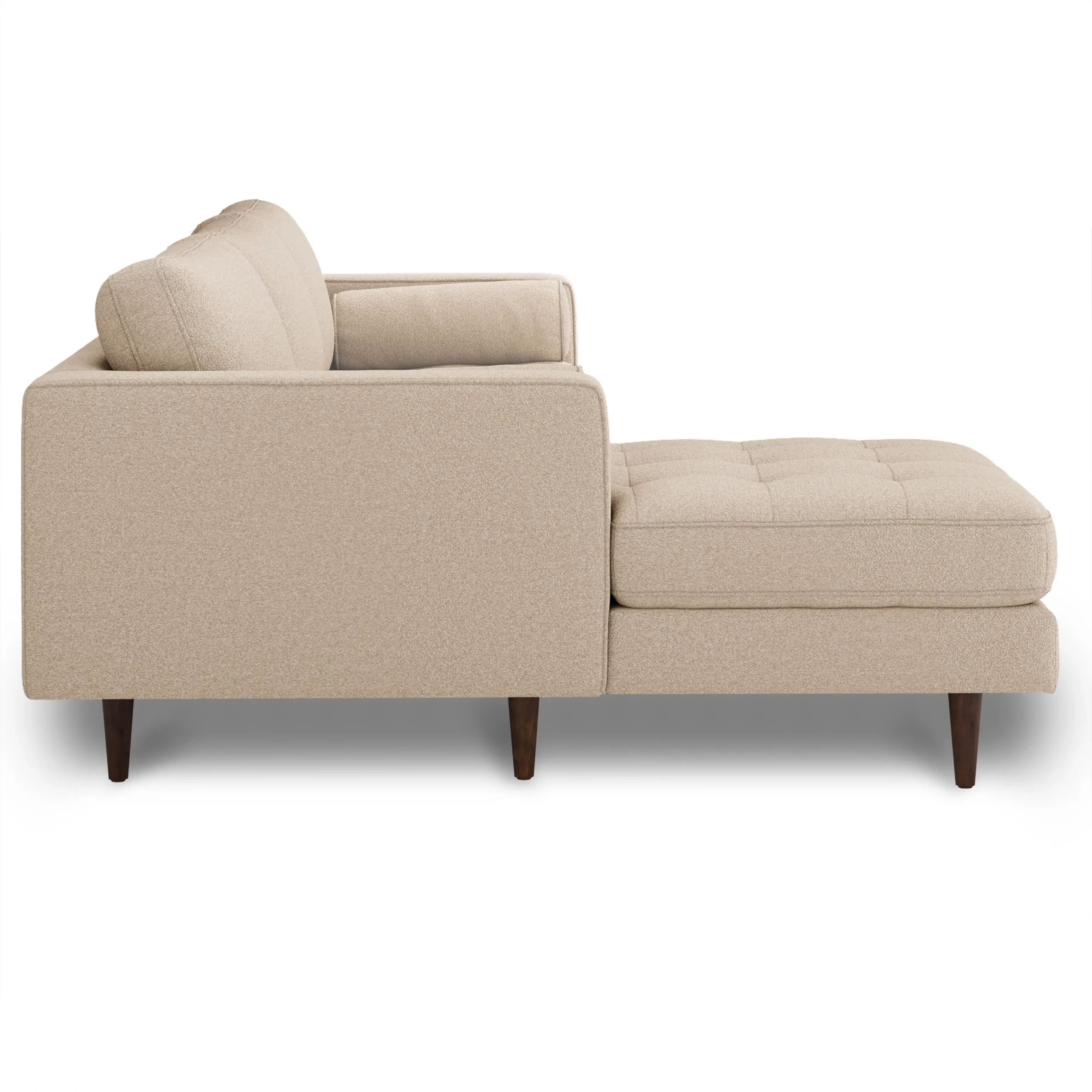 Sven 100_ Tufted Left Sectional - Ratine Buff - Image 4