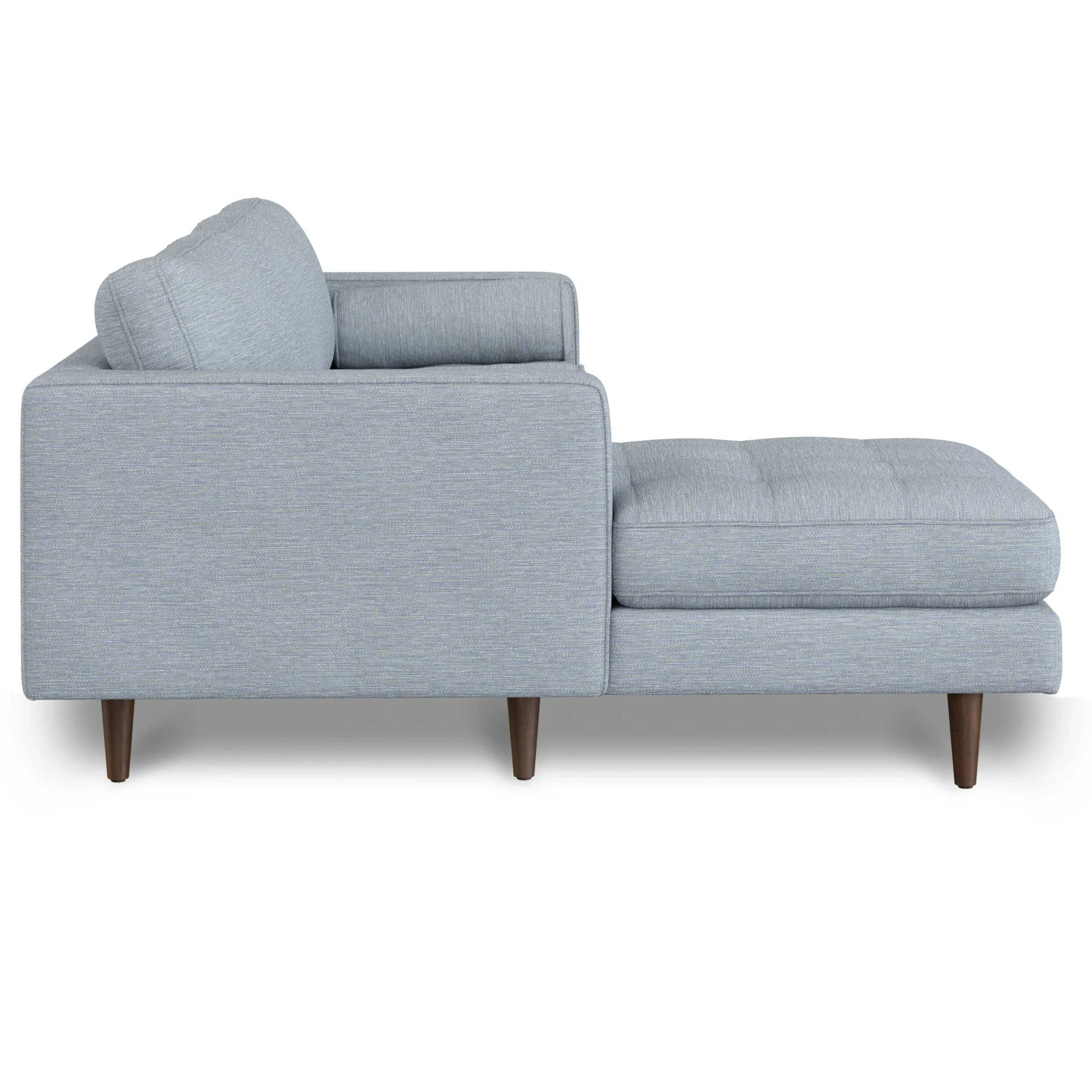 Sven 100_ Tufted Left Sectional - Silver Light Blue - Image 4