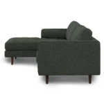 Sven 100_ Tufted Right Sectional - Green Wool Bouclé