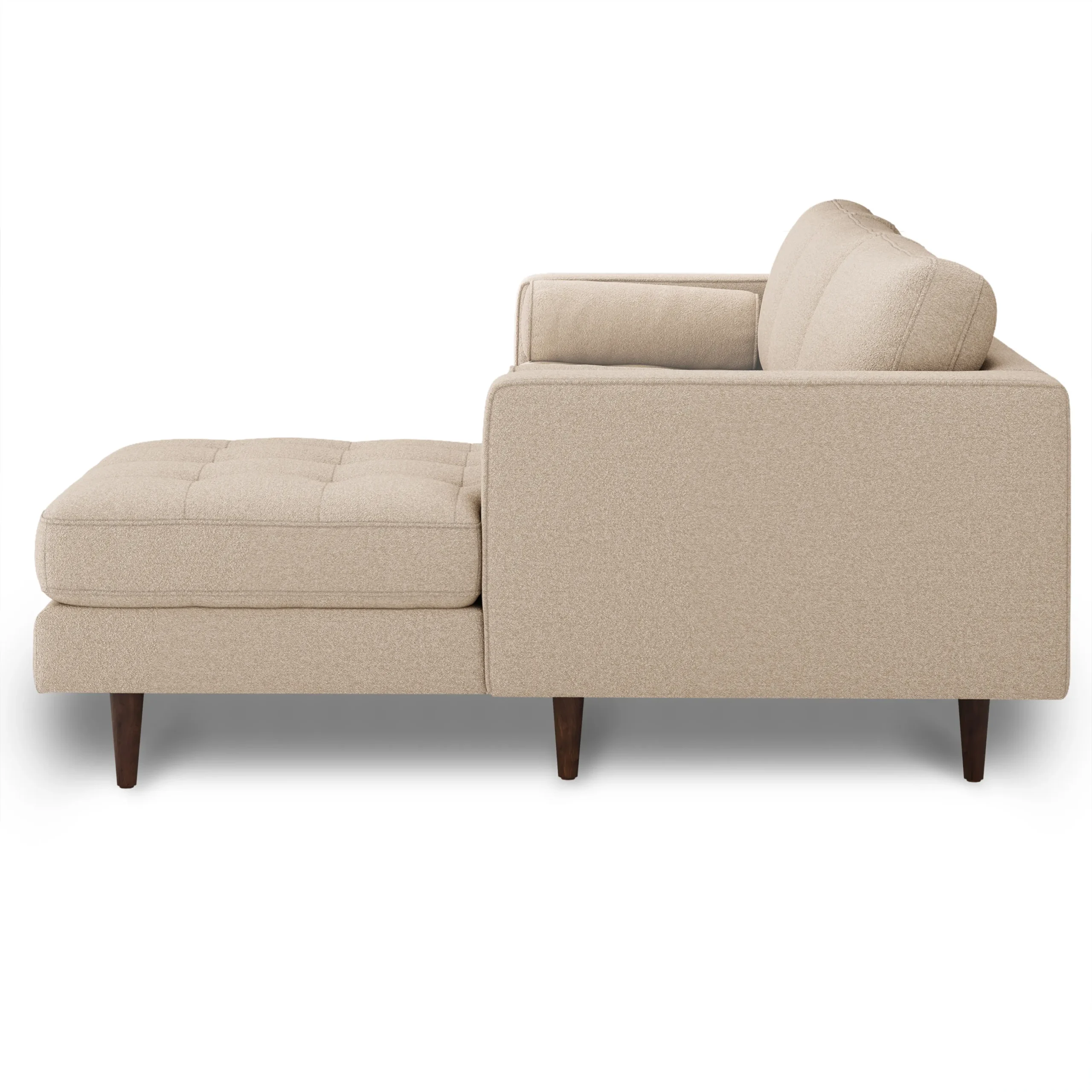 Sven 100_ Tufted Right Sectional - Ratine Buff - Image 4
