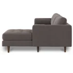 Sven 100_ Tufted Velvet Right Sectional - Hale Warm Gray