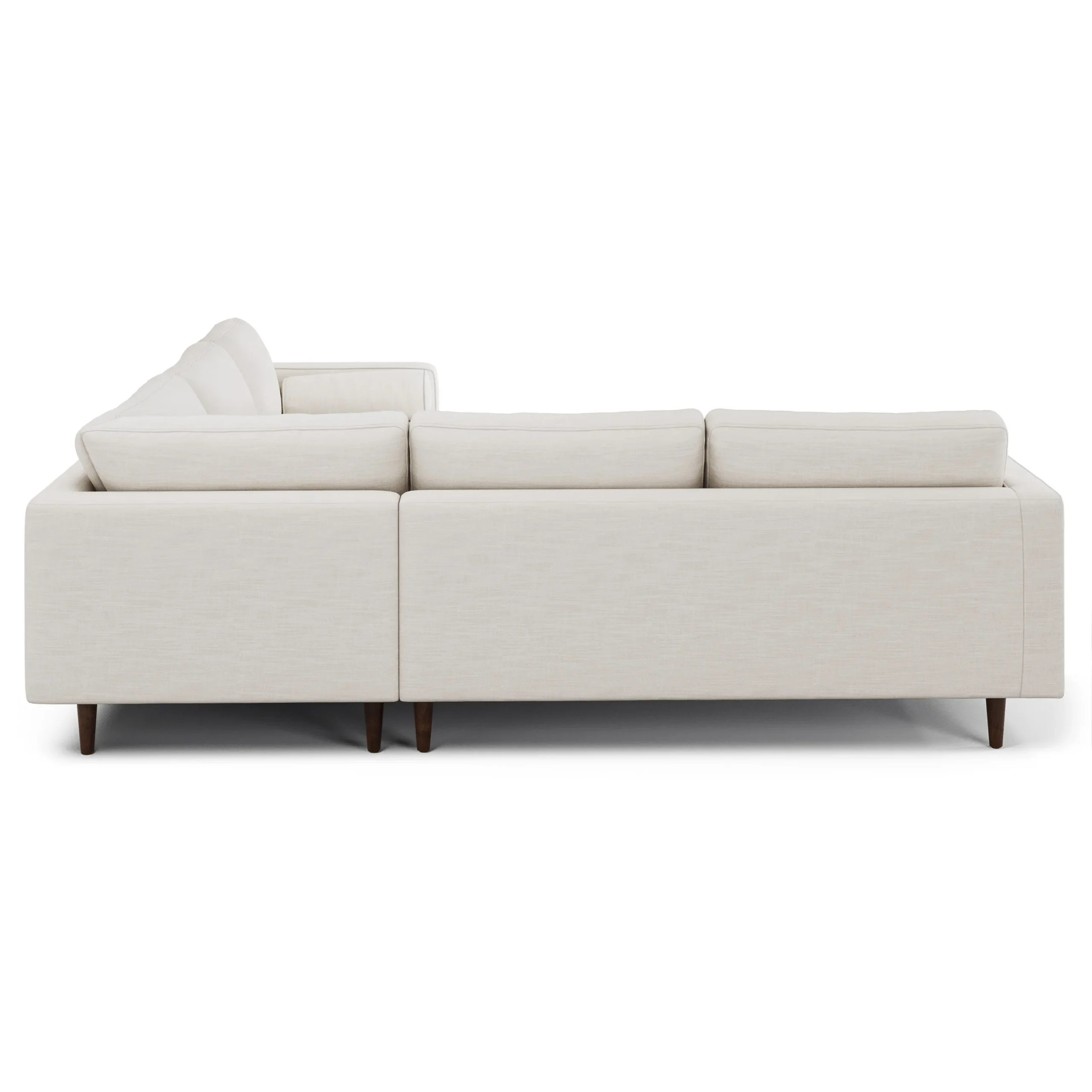 Sven 107_ Tufted Corner Sectional - Biscuit Cream - Image 4