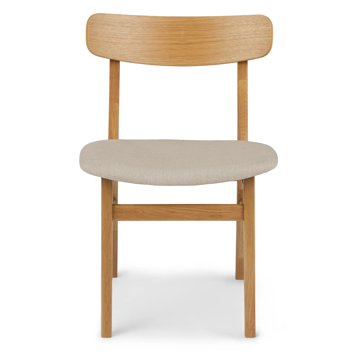 Ecole Dining Chair - Oak and Welsh Taupe - Image 4