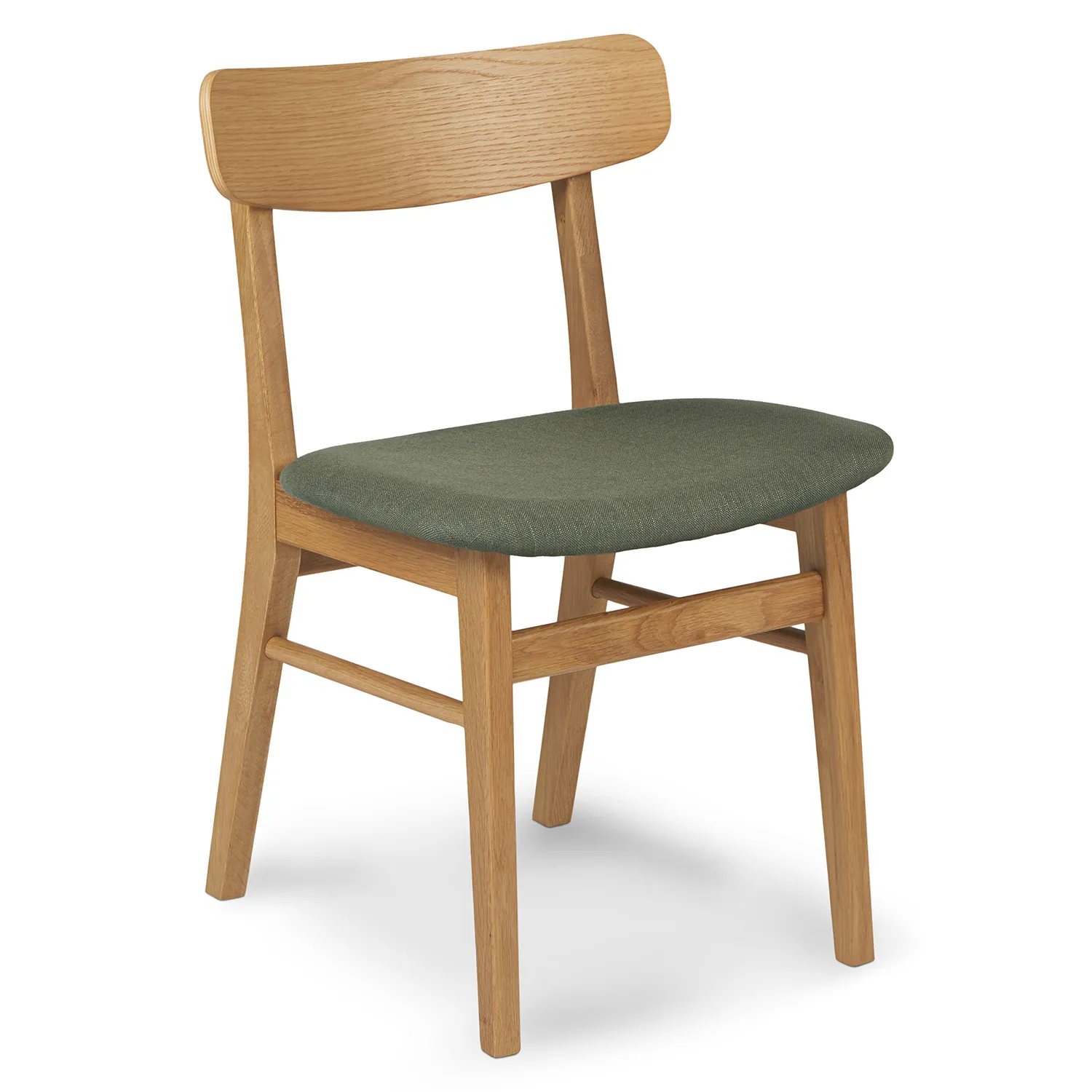 Ecole Dining Chair - Oak and Welsh Green - Image 4