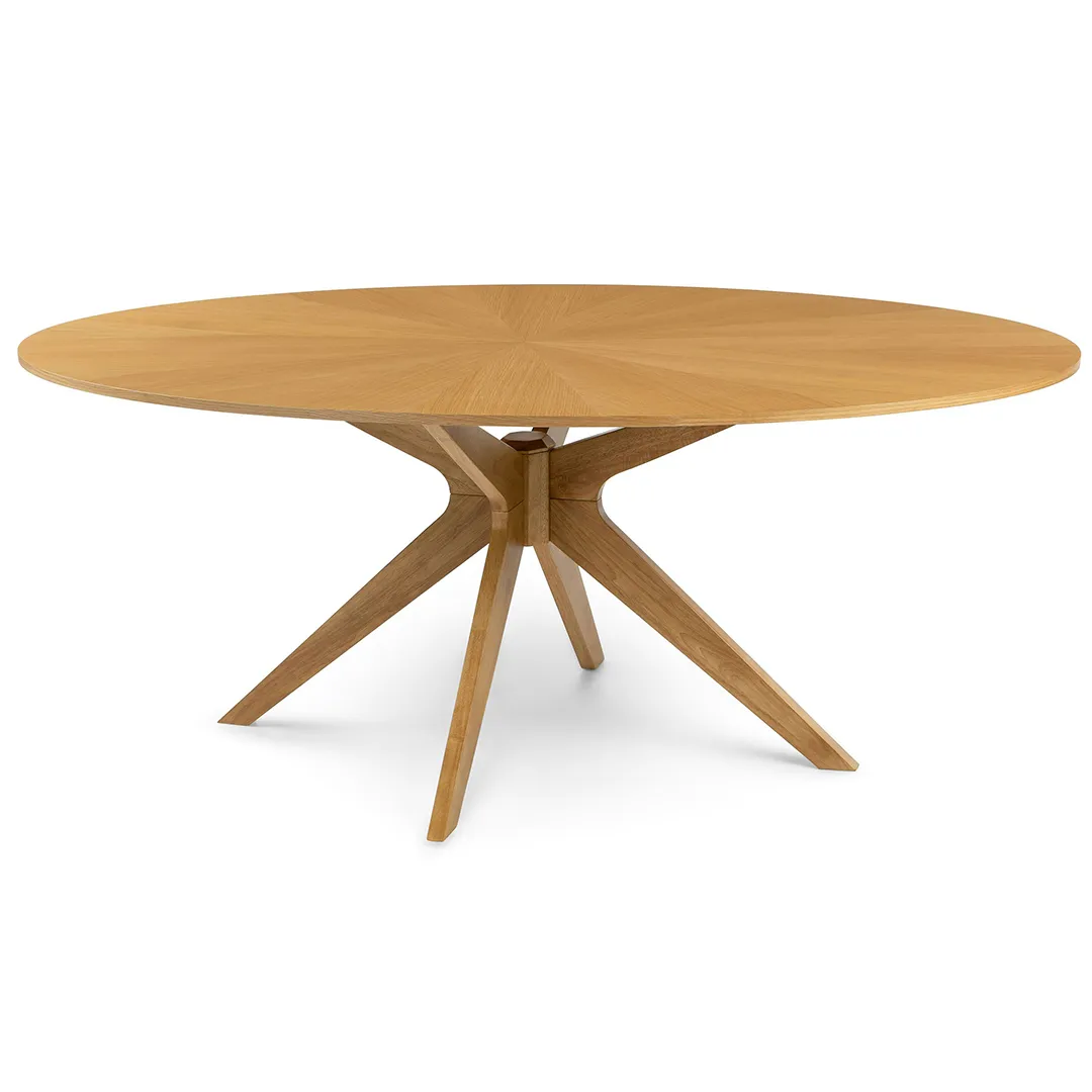 Conan 75_ Oval Dining Table - Oak - Image 4