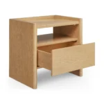 Torme 1-Drawer Nightstand - White Oak
