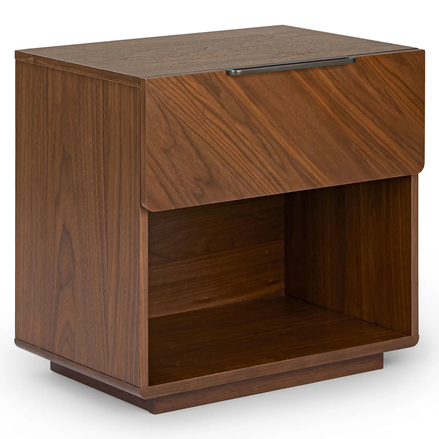 Nera 1-Drawer Nightstand - Walnut - Image 4