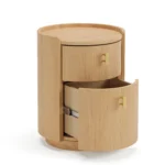 Miila 2-Drawer Nightstand - White Oak