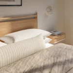 Lenia Floating Nightstand - White Oak