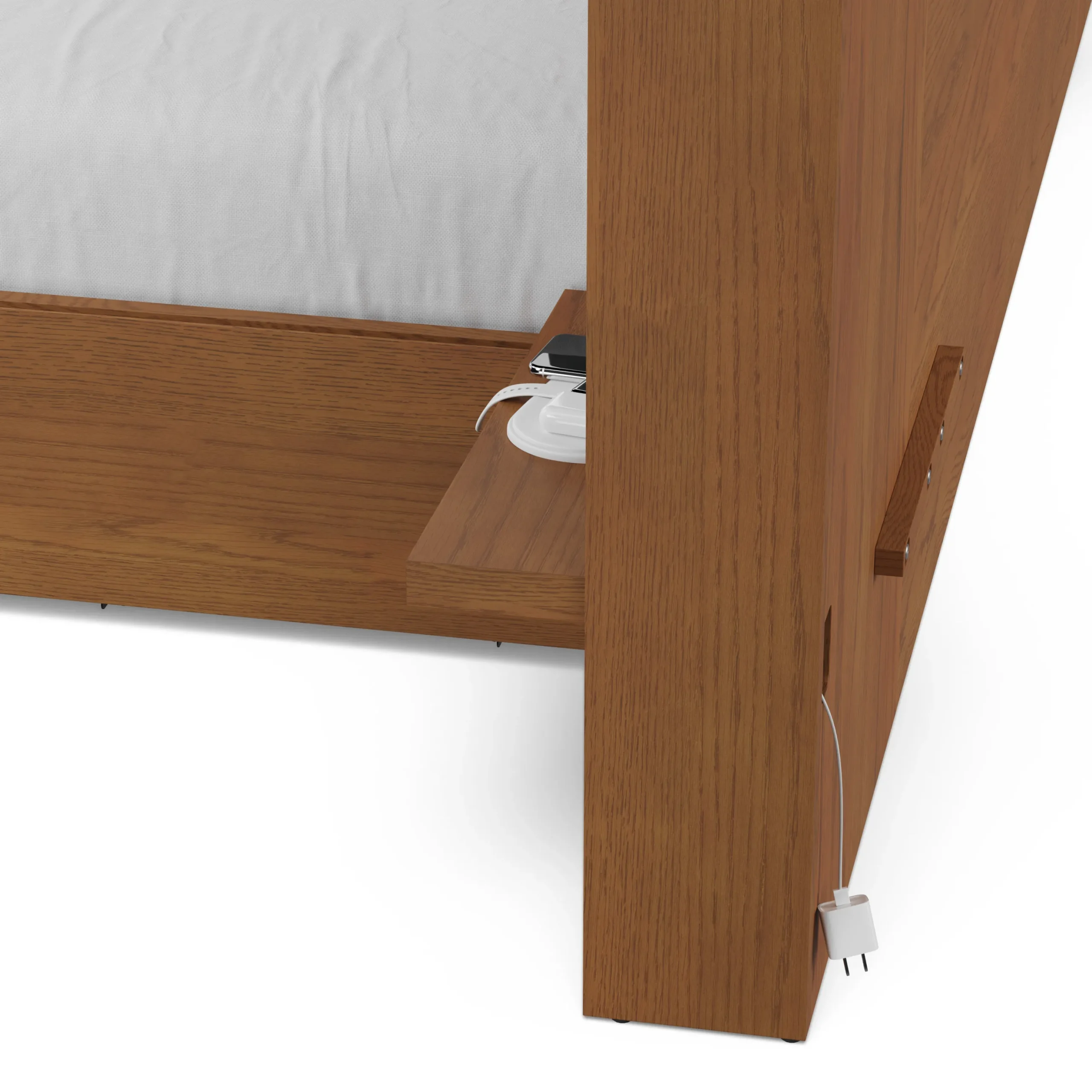 Leif Nightstand Extension Set - Smoked Oak - Image 4