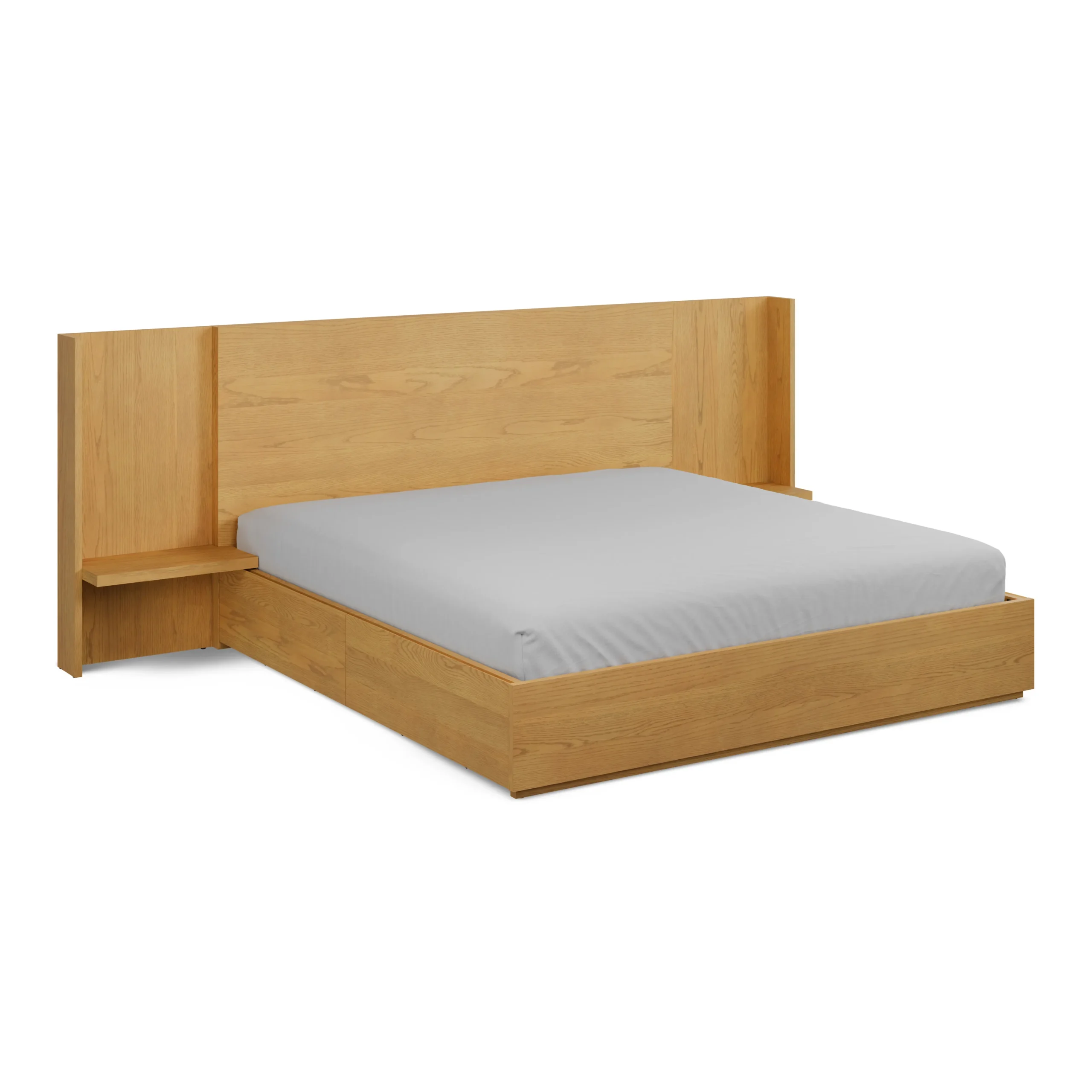 Leif Nightstand Extension Set - Light Oak - Image 4
