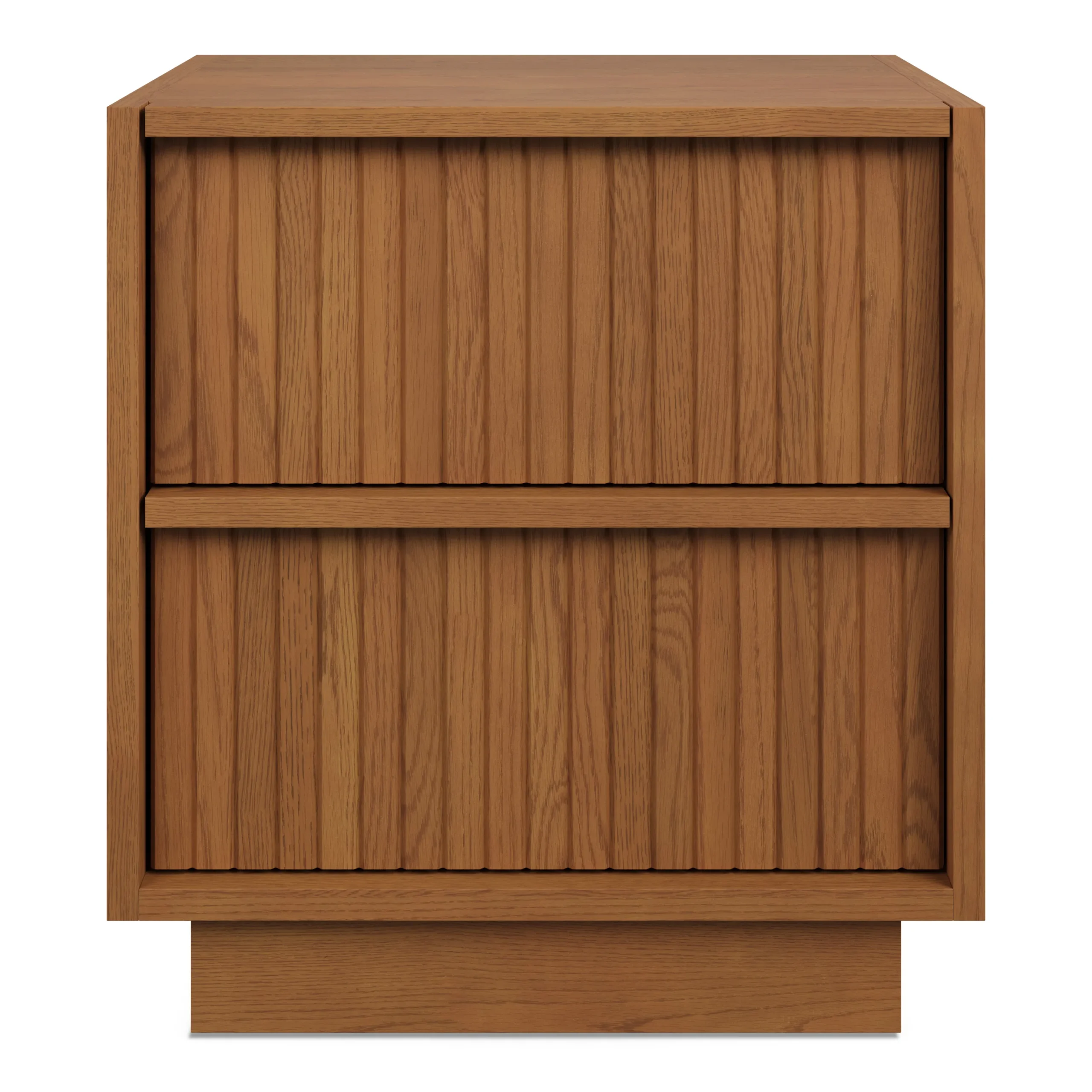 Kouva 2-Drawer Nightstand - Smoked Oak - Image 4