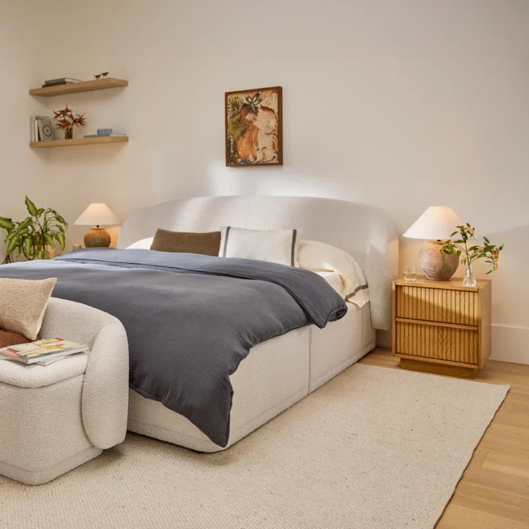 Kouva 2-Drawer Nightstand - Natural Oak