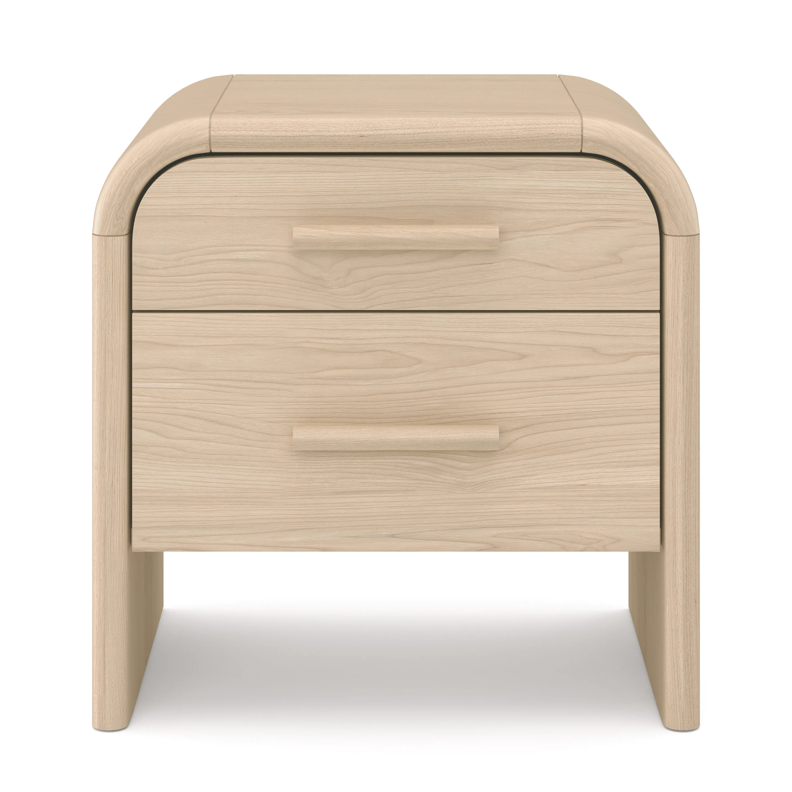 Faydra 2-Drawer Nightstand - Natural Ash - Image 4