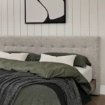 Sven King Tufted Headboard - Birch Ivory
