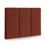 Noel Queen Velvet Headboard - Hale Rust