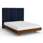 Noel Queen Tall Velvet Headboard - Hale Ink